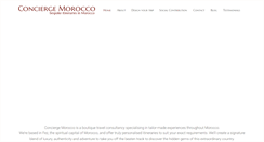 Desktop Screenshot of conciergemorocco.com